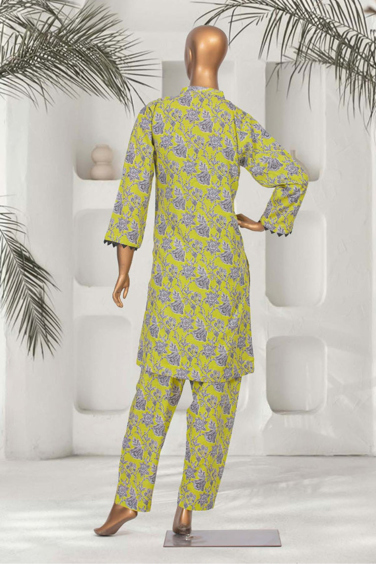 Pakistani fashion Khaddar floral kurta in morning mist blue with lilac accents, rivaling designs by StringnThread and Fabricoz