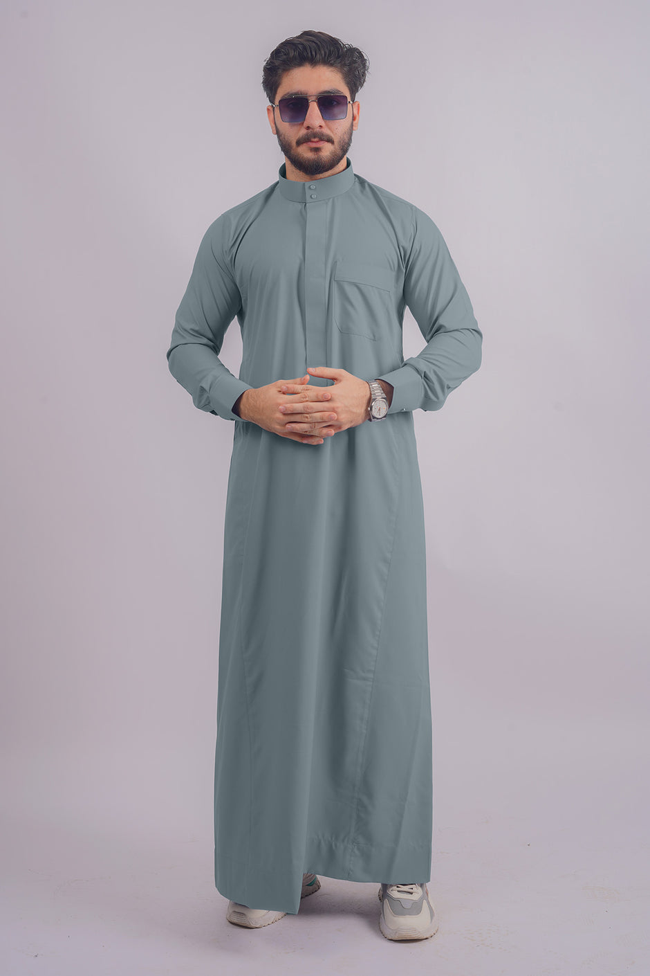Traditional Saudi Style Thobes for Men | Elegant and Simple | Aamsah